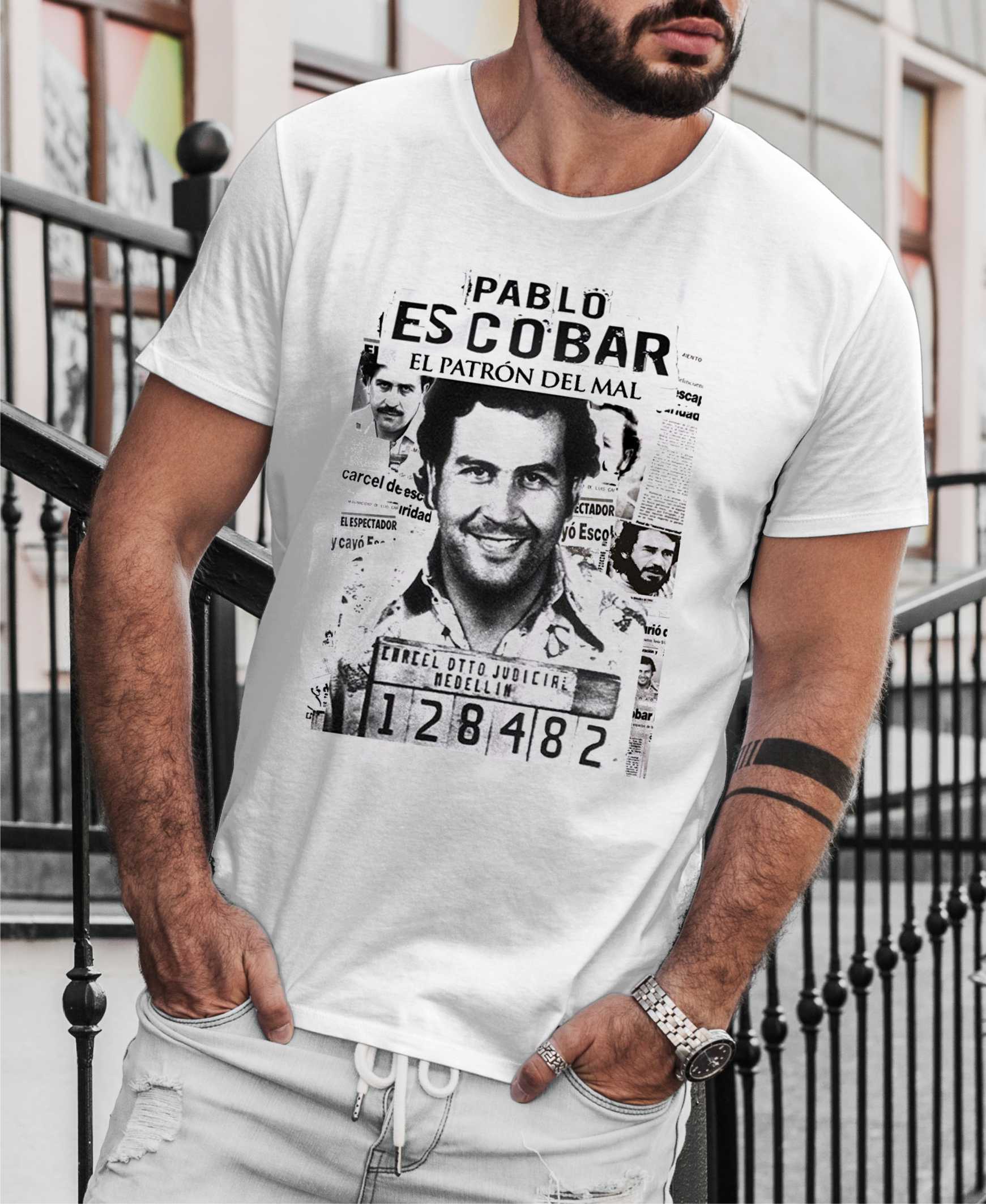 Pánske tričko Pablo Escobar 128482